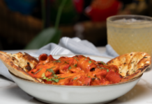 Order spicy Indian food for lunch to satisfy your cravings and have a tasty meal.